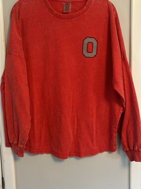 Ohio State Red Long-Sleeve (Gameday Couture)